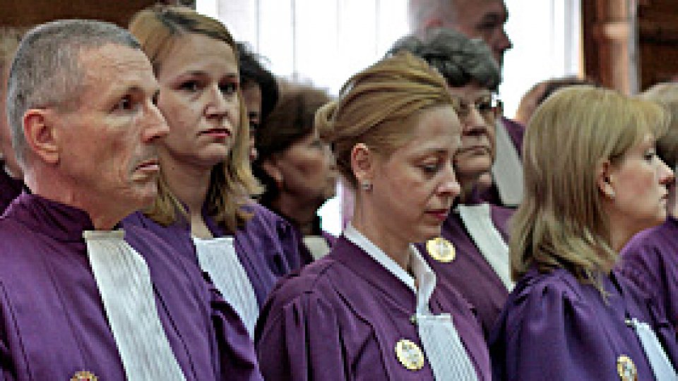Protest al magistraţilor în Italia
