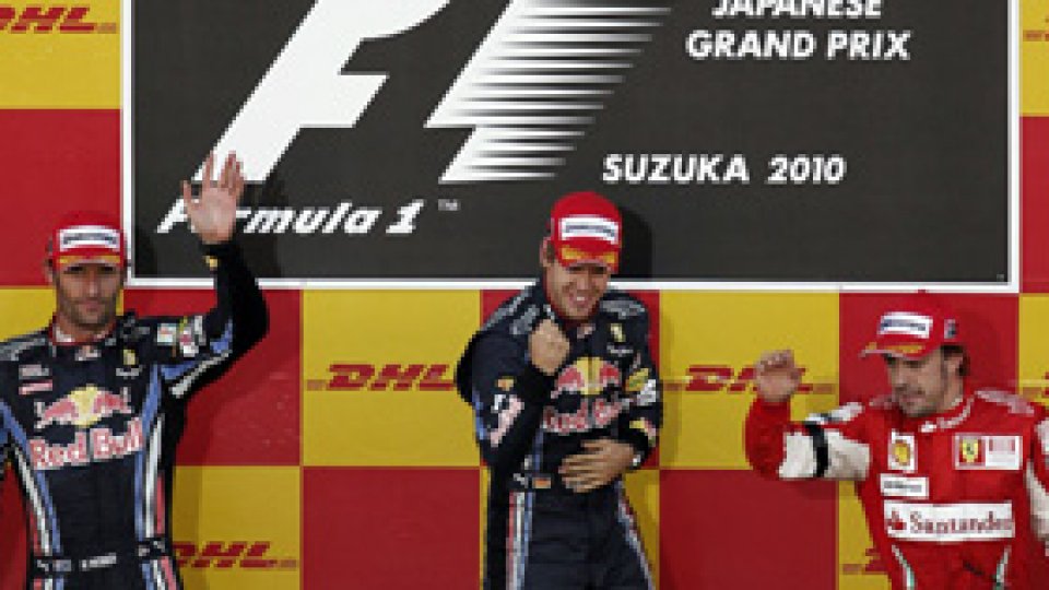 Sebastian Vettel se impune în Marele Premiu al Japoniei