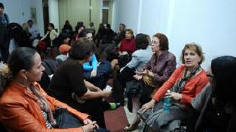 Noaptea protestelor la ministerul de finanţe