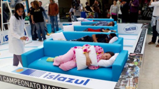 Concurs de dormit în Spania