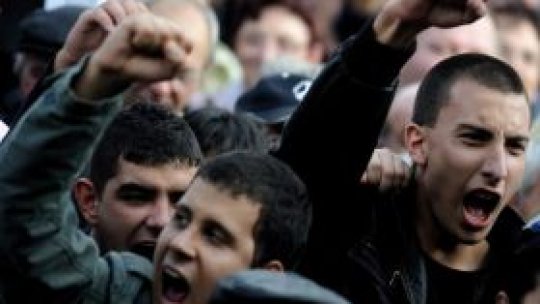 Poliţiştii bulgari protestează la Sofia