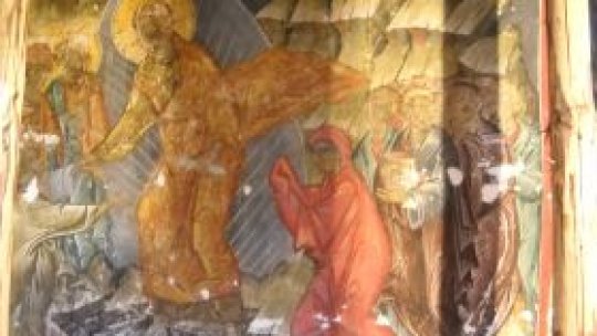 Frescă din secolul XV, descoperită în Suceava