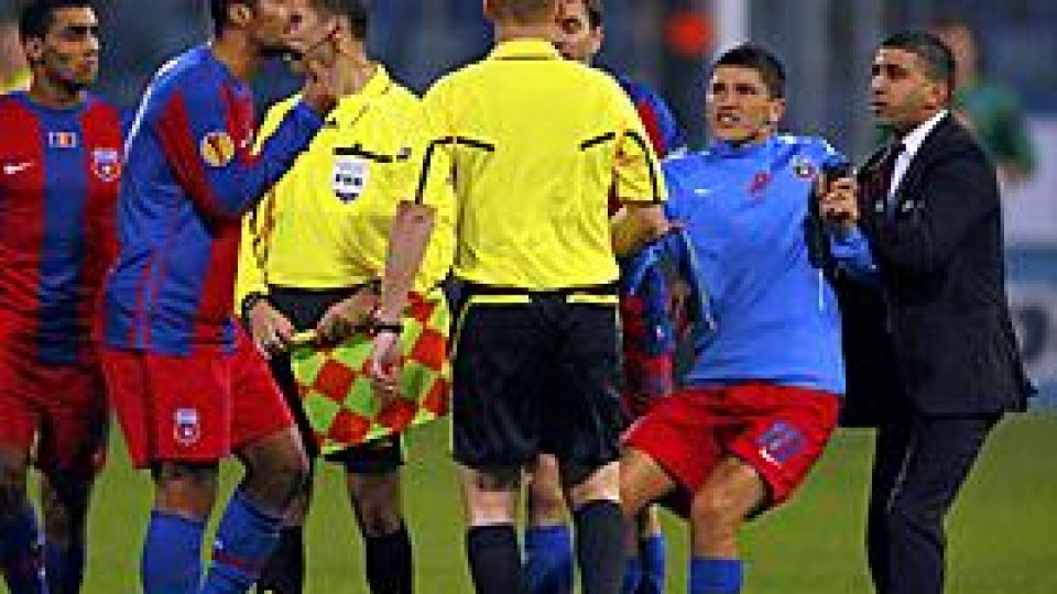 Steaua, amendată de UEFA cu 30 de mii de euro 