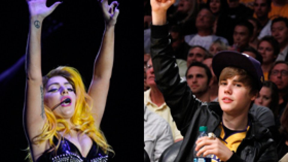 Lady Gaga şi Justin Bieber au triumfat la EMA 2010
