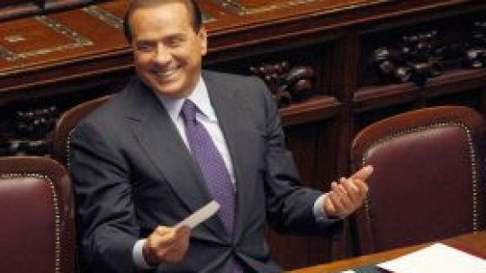 Guvernul Berlusconi se confruntă cu o moţiune de cenzură