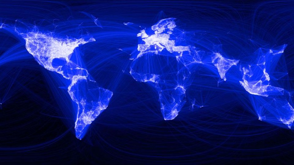 Harta lumii în varianta Facebook