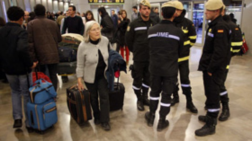 Traficul aerian din Spania "nu va fi reluat până la ora 20"