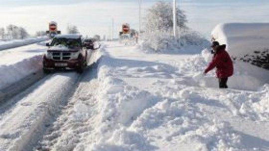 Traficul rutier, afectat de condițiile meteo