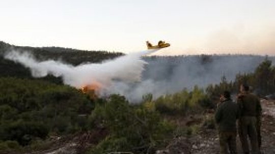 Doi suspecţi în cazul incendiului forestier din Israel