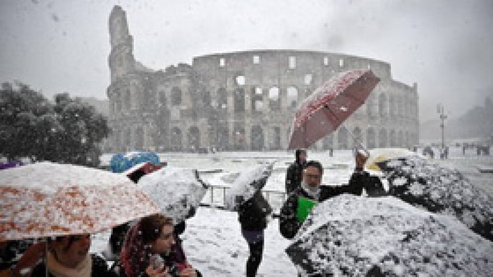 La Roma ninge după 25 de ani