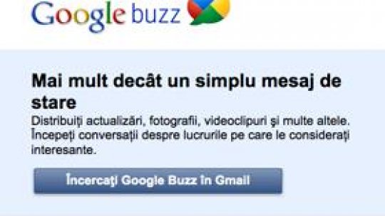 Google Buzz a pornit cu stângul