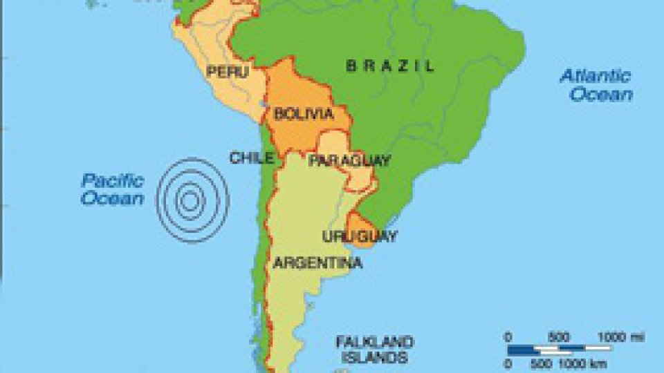Cutremur de 8,8 în apropiere de coasta statului Chile