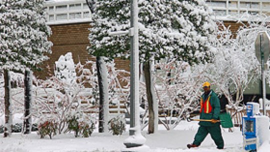 "Snowmageddon" pe coasta de est a Statelor Unite