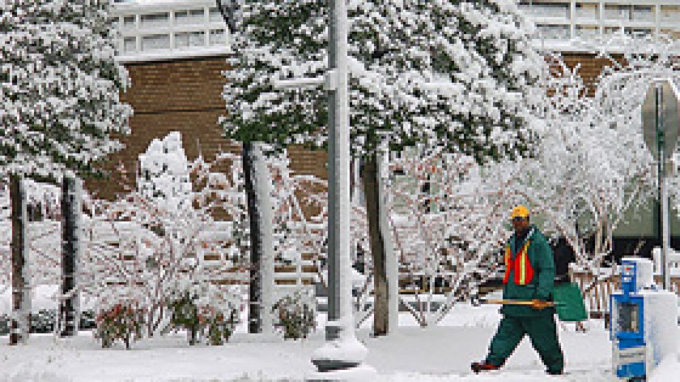 "Snowmageddon" pe coasta de est a Statelor Unite
