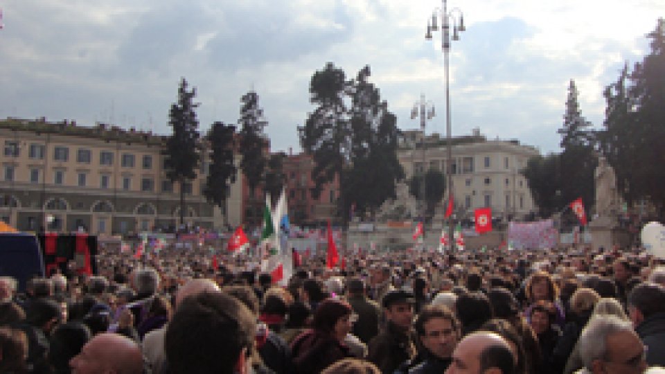 Început de an cu mişcări de stradă în Italia