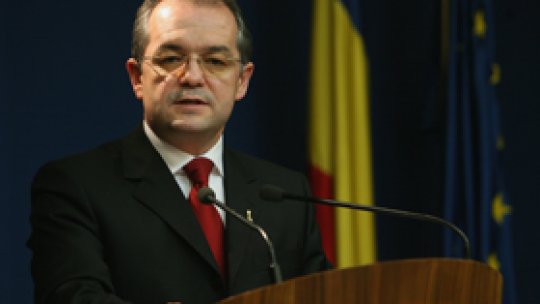 Emil Boc a prezentat în parlament planul de măsuri anti-criză