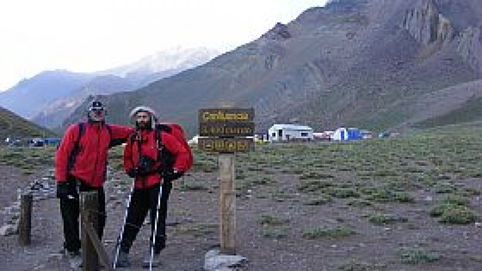 Doi români au cucerit Aconcagua