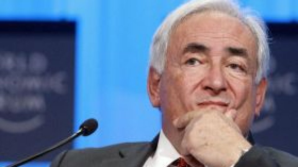 Directorul FMI, Dominique Strauss-Kahn la Bucureşti