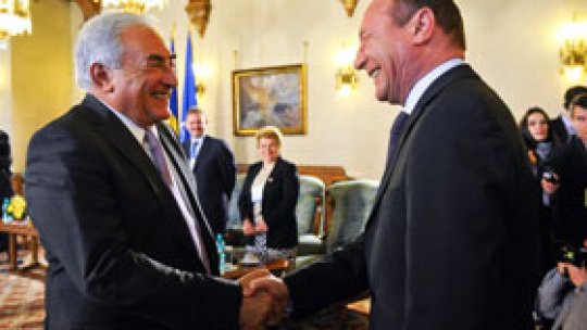 Traian Băsescu vrea "un nou acord cu FMI"