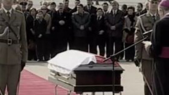 Trupul neînsufleţit al lui Kaczynski, repatriat