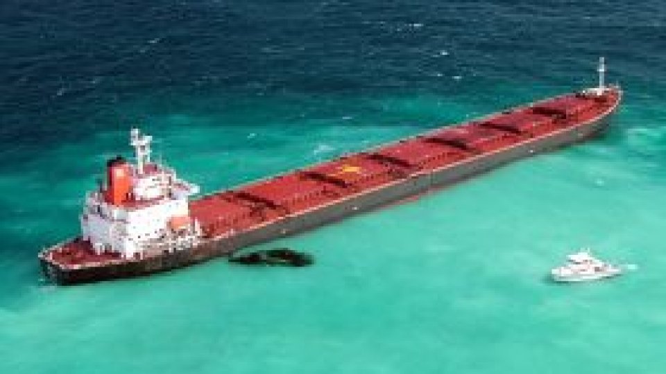O navă chineză a provocat mari pagube Marei bariere de corali
