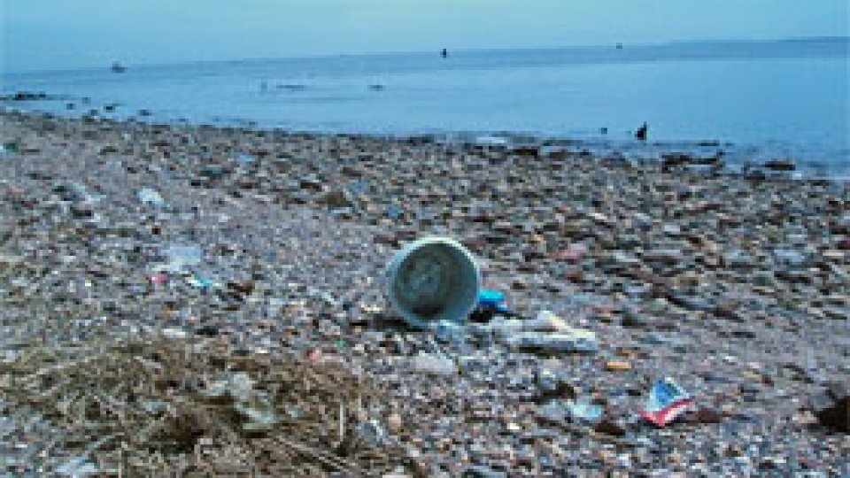 Douăzeci de metri cubi de gunoi după sărbători