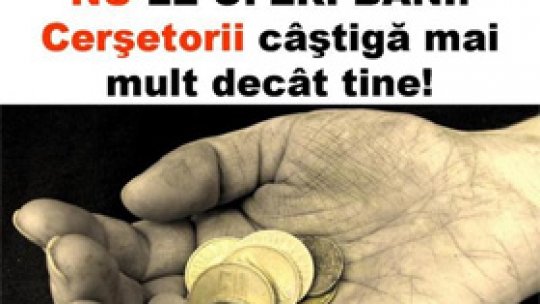 Campanie împotriva cerşetoriei în Mediaş