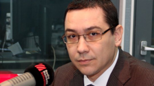 Ponta: "Moţiunea nu are ca scop principal căderea guvernului"
