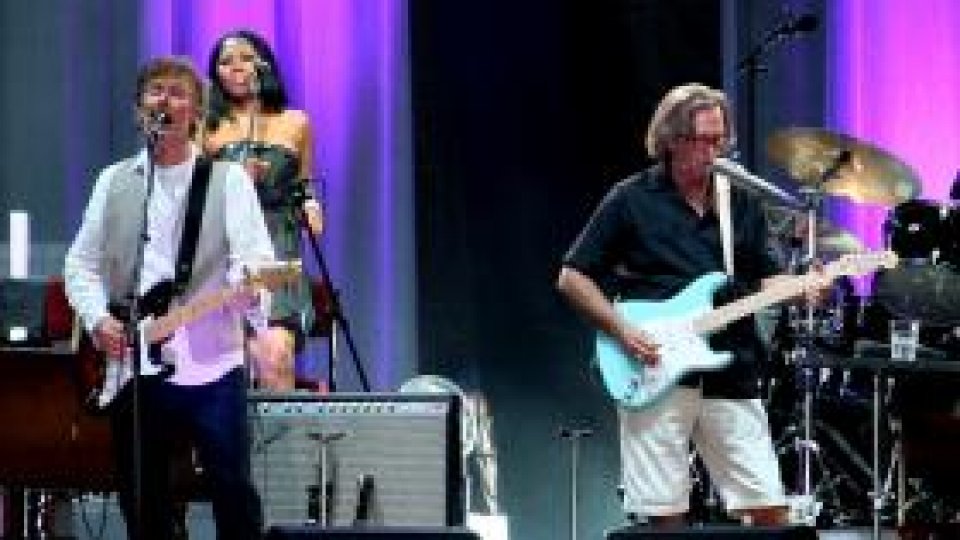 Eric Clapton şi Steve Winwood au concertat la Bucureşti