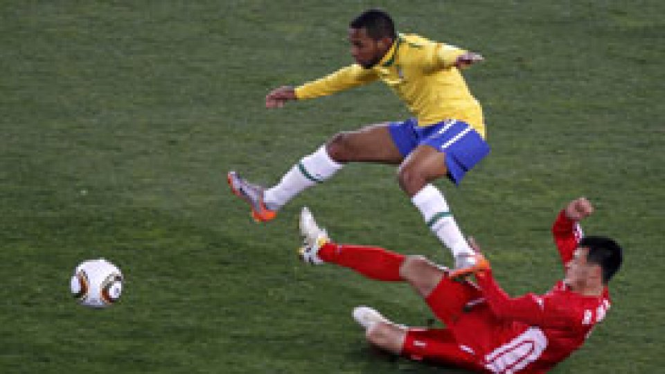 CM 2010: Brazilia-Coreea de Nord 2-1