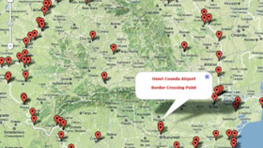 Harta interactivă a punctelor de trecere a frontierei