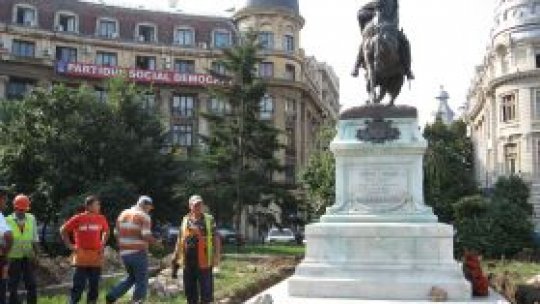 Au început lucrările la parcajul de la Universitate