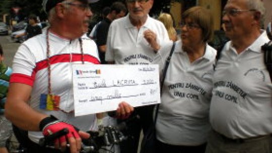 Misiune umanitară pe bicicletă