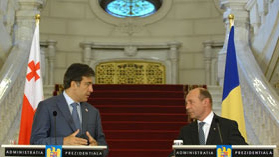 România "susţine aderarea Georgiei la NATO"