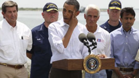 Barack Obama îngrijorat de poluarea din Golful Mexic