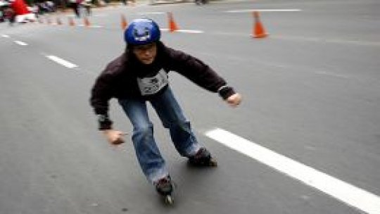 Liber la sport pe şoseaua Kiseleff din Bucureşti