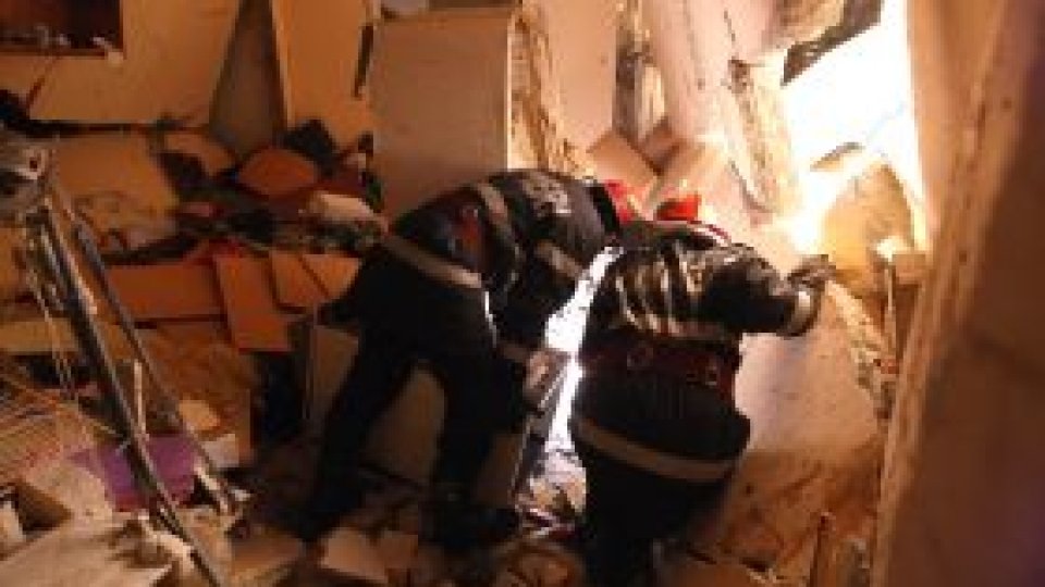 Un bloc de apartamente s-a prăbuşit în Italia