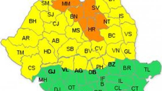Meteorologii instituie cod portocaliu de ploi
