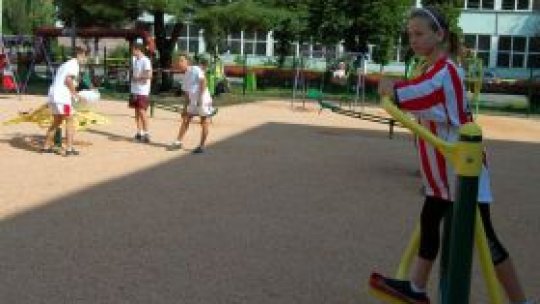 Sală de fitness, în aer liber