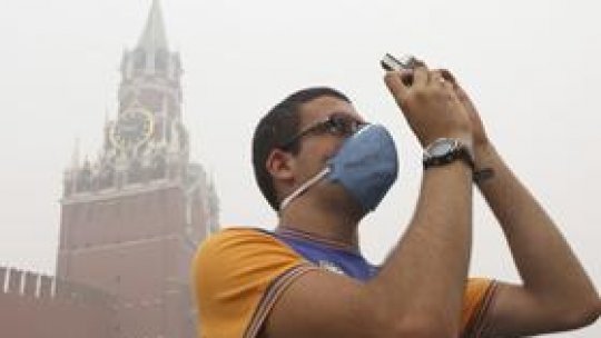 La Moscova, după smog, vin furtunile