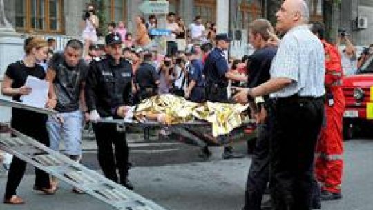 Incendiu "fără explozie" la maternitatea Giuleşti