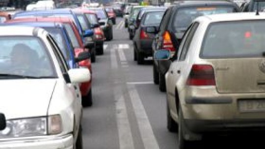 Traficul auto la ieşirea din Sebeş, restricţionat