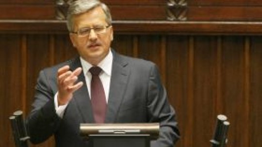 Noul preşedinte al Poloniei a depus jurământul