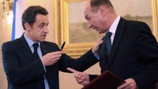 Discuţie telefonică între Traian Băsescu şi Nicolas Sarkozy