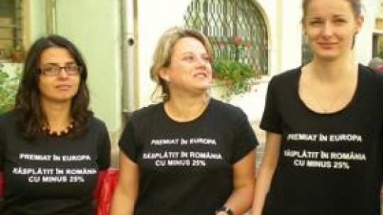 Muzeografii premiaţi în Europa au protestat la Sibiu