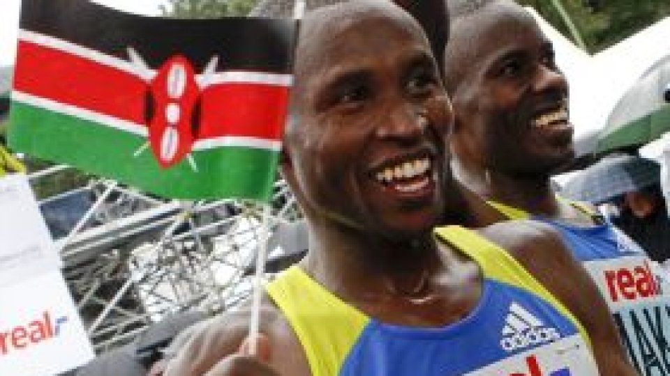 Maratornul de la Berlin, desfăşurat în condiţii nefavorabile