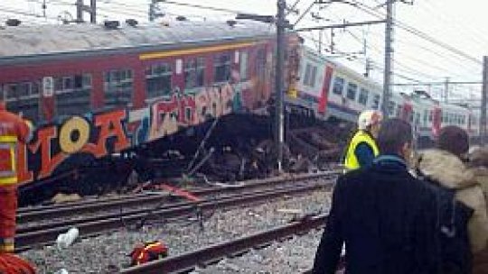 Conductorul unui tren, grav rănit după un accident feroviar