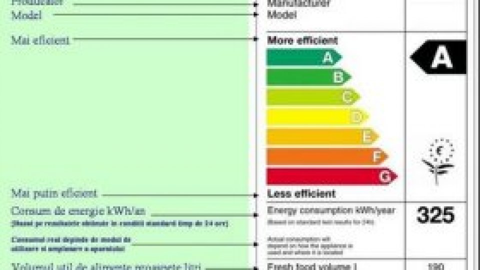 Etichete energetice noi