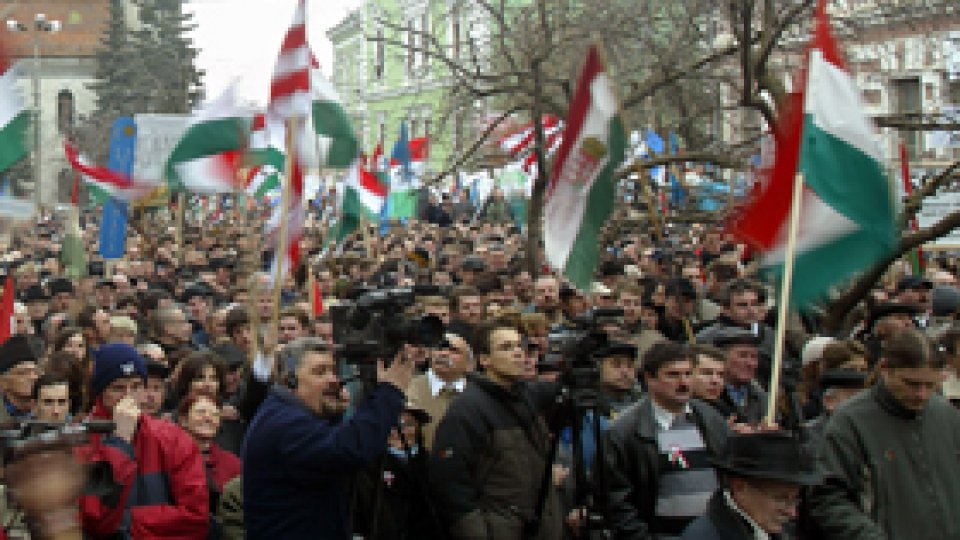Campanie a minorităţii maghiare din Slovacia