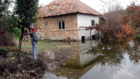 La Ocnele Mari din Vâlcea pământul îşi cere tributul